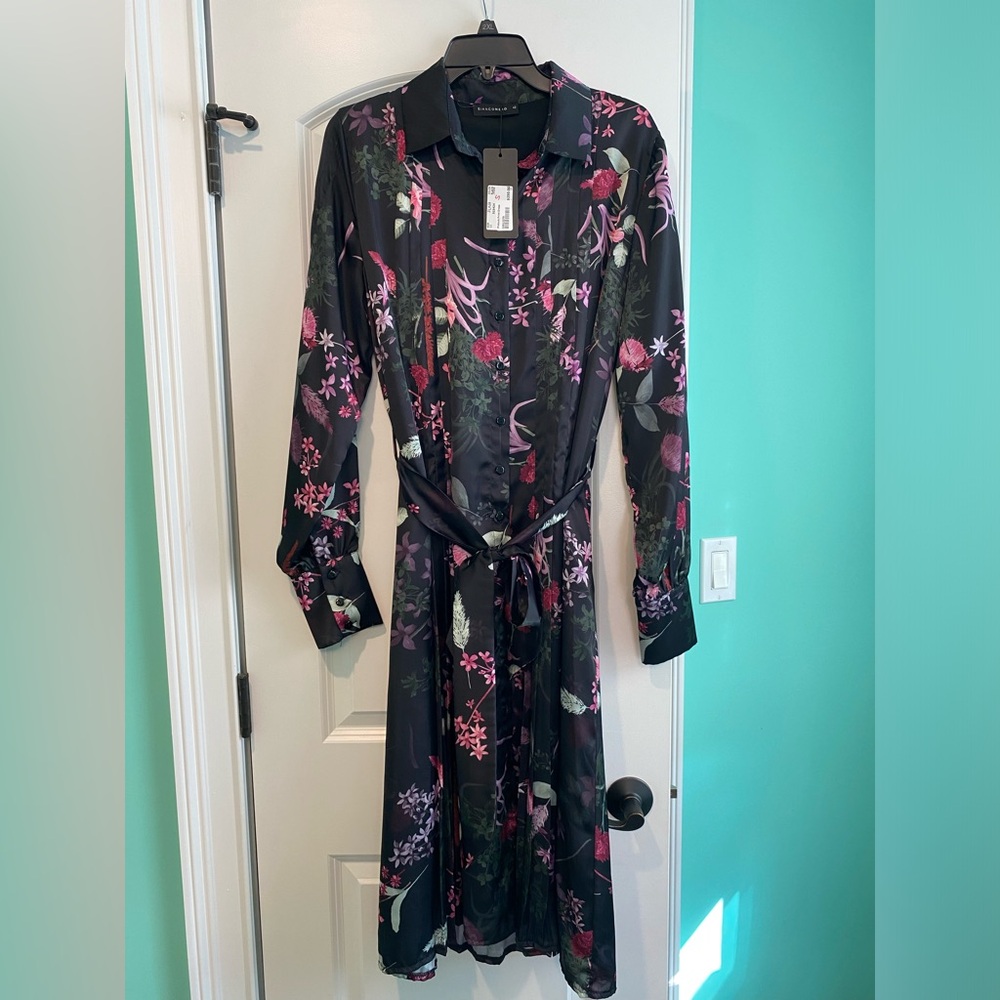 BiancoNero Floral Dress